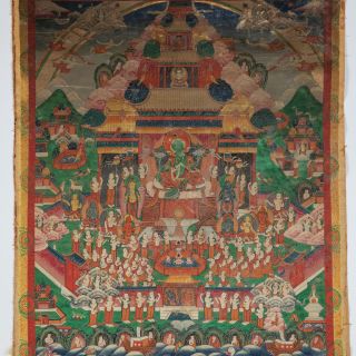 Green Tārā thangka