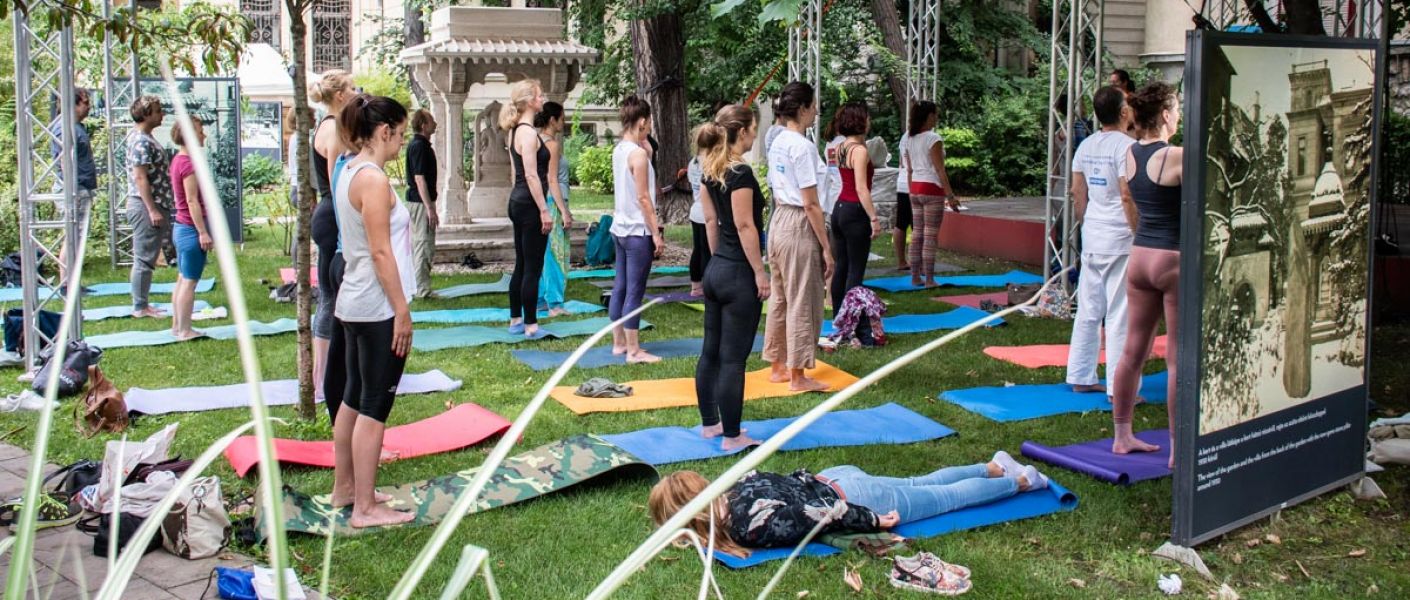 Summer morning yoga with Melinda Irtl-Földi