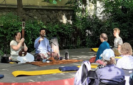 Indian music workshop with dhrupad artist Sumeet Anand Pandey