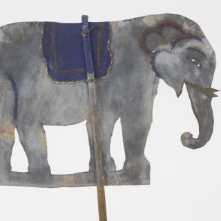 Elefánt (gajah). Nyugat-Jáva, 19. század Zboray Ernő gyűjteményéből