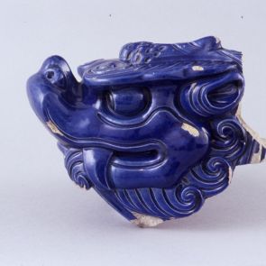 Ceramic roof figure: console terminal in the shape of an animal’s head from Temple of Heaven, Beijing
