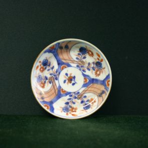 Small plate with motifs of bamboo blinds (sudare) and autumn grasses