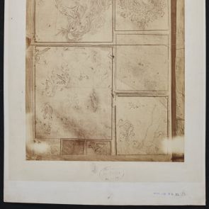 Album page with four drawings and three drawing details from the Topkapi Palace Museum (Topkapı Sarayı) Library (15th century)