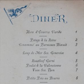 Astor House Hotel - Shanghai étlap