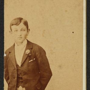 Ervin Baktay and his brother Raoul Gottesmann, 1896