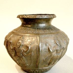 Lota water vessel with various Hindu deities