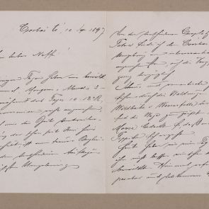 Ferenc Hopp's letter to his nephew Ferenc Lux from Csorbató (Štrbské Pleso)