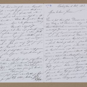 Ferenc Hopp's letter sent to Calderoni and Co. from Washington