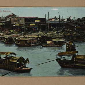 Ferenc Hopp's postcard to Aladár Félix from Hong Kong