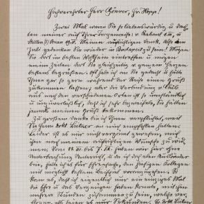 E. Boettger levele Hopp Ferencnek Valparaisóból