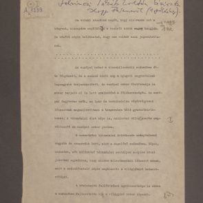 Manuscript of Zoltán Felvinczi Takács about Ferenc Hopp