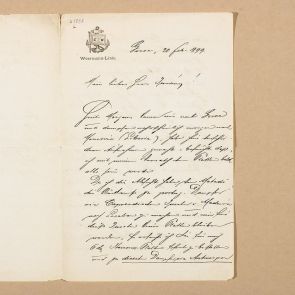 Hopp Ferenc levele Jurány Henriknek Gorée-ből