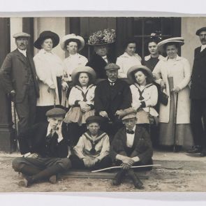 Postcard of the Móry Family to Ferenc Hopp from Csorbató (Štrbské pleso)