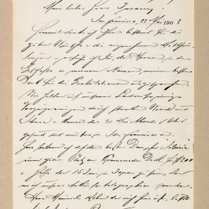Ferenc Hopp's letter to Henrik Jurány from San Francisco