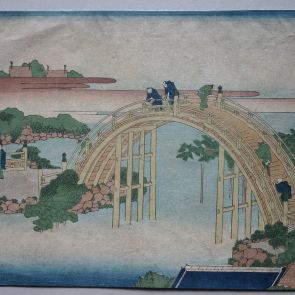 Drum Bridge at the Kameido Tenjin Shrine