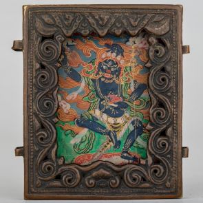 Amulett box with cakli depicted Vajravarahi