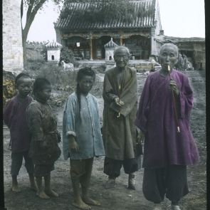 Chinese old women in Manchuria