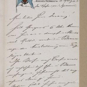 Ferenc Hopp's letter to Henrik Jurány from the port of Syracuse