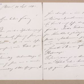 Ferenc Hopp's letter to his nephew Ferenc Lux from Vienna