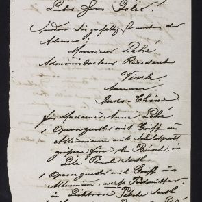 Ferenc Hopp's letter to Aladár Félix from the Indian Ocean