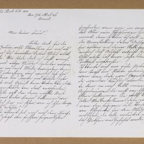 Ottilia Hartmann's letter to Ferenc Hopp from Sao Paolo
