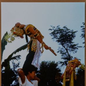 Young girls in trance