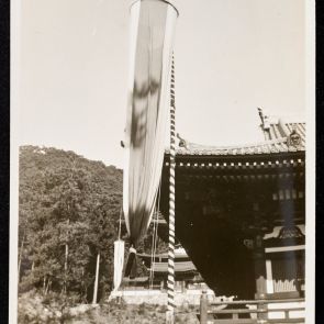 Preparing for the festival, Jingoji Temple, Kyoto