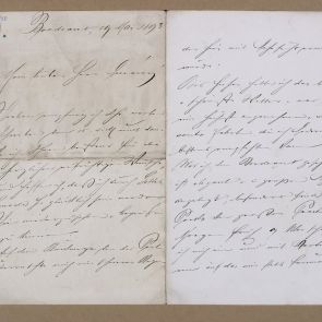 Ferenc Hopp's letter to Henrik Jurány from Bordeaux