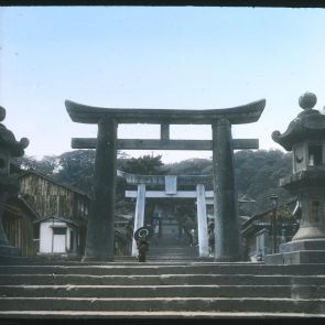 The stairways of the Suwa Shrine