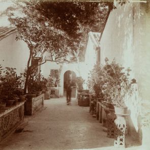 A courtyard in the City of the Dead