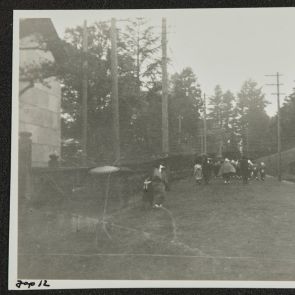 Visitors at Chuzenji, Nikko