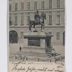 [... ] Béla képeslapja Hopp Ferencnek Bécsből