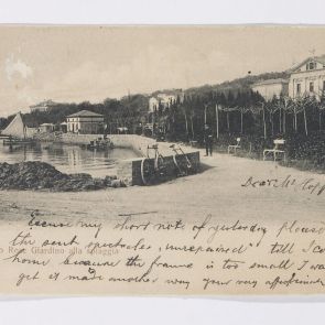 Postcard of a certain Mössmer to Ferenc Hopp from Porto Rose (Portorož)