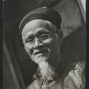 Elderly male wearing traditional attire