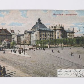 Postcard of a certain Voitländer to Ferenc Hopp from Munich