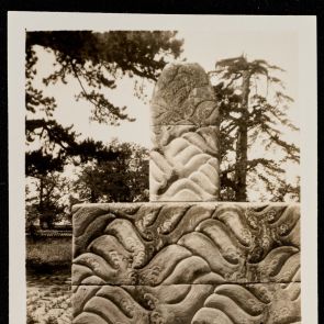 In the courtyard of the Temple of Agriculture