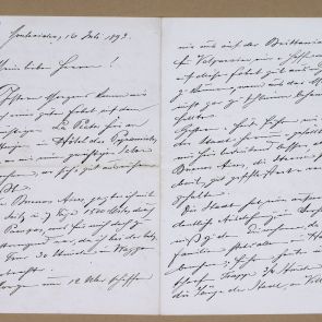 Ferenc Hopp's letter sent to Calderoni and Co. from Montevideo