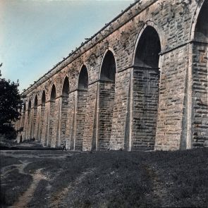 Bahçeköy aqueduct, a spectacular part of the system that was built under Mahmud I and supplied Taksim Square with water