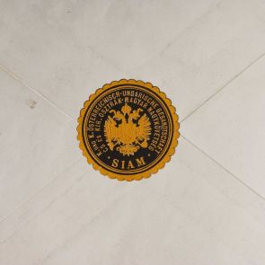 Envelope of the authorisation of the Embassy of the Austro-Hungarian Monarchy in Bangkok, Siam