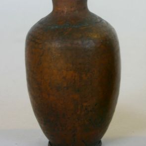 Vase demonstrating the phases of cloisonné enamel technique 1. (unadorned)