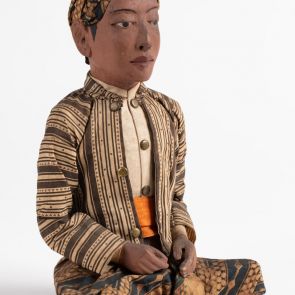 Male figure in traditional Javanese attire