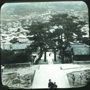 Nagasaki as seen from the Suwa Shrine