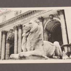 New Year's card of New York Public Library