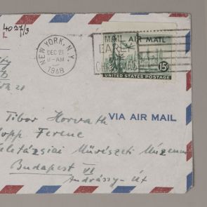 Alfred Salmony levelének borítékja