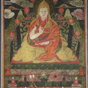 High lama, learned buddhist priest
