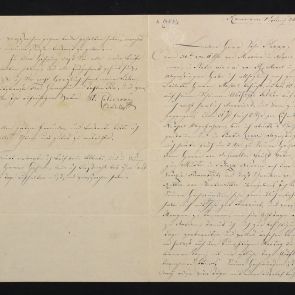 István Calderoni's letter to Ferenc Hopp from Rome