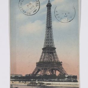 Tartoris család képeslapja Hopp Ferencnek Párizsból