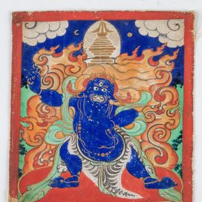 Ácsárja Vadzsrapáni dhjánibódhiszattva, a "Gyémántjogart tartó mester" meditációs bódhiszattva