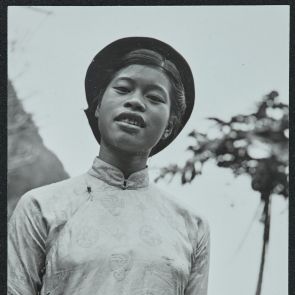 Young girl in festive clothing