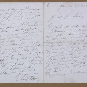 Ferenc Hopp's letter to Henrik Jurány from Mexico